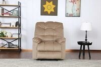 Amazon Brand - Solimo Capri 1 Seater Fabric Recliner (Mocha)