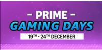 Prime Gaming Days (19th - 24th Dec) Up to 70% off Gaming gadgets
