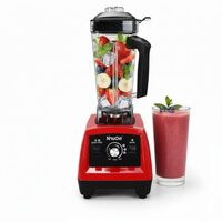 POWER MIX Blender Mixer Grinder 1000W – Professional Kitchen Blender with 2L Jar, Red & Black