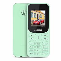 Lava Hero Shakti 2025 Dual Sim Keypad Mobile Phone (with Vibration Alert) | 1.8" Display | Super Saving Battery Mode | Stylish Design | Number Talker | (Mint Green)