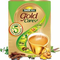 Tata Tea Gold Care 500 gram, Goodness Of Cardamom, Ginger Powder, Tulsi, Brahmi & Mulethi, Natural Ingredients, Exquisite Blend Of Tea, Rich In Taste, Black Tea