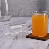Sanjeev Kapoor Amsterdam High Borosilicate Square Glass 280 ml - Set Of 6 pcs (location specific)