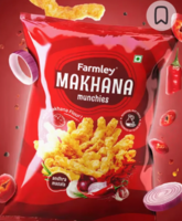 Farmley - Munchies makhana . Andhra masala crisps at Rs. 9 (location specific)