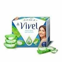 Vivel Aloe Vera Grade 1 Bathing Soap with Vitamin E for Soft Glowing skin, 600g (150g - Pack of 4), Soap for Women & Men, For All Skin Types 