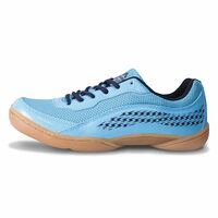 Nivia Flash 2.0 Badminton Shoes for Men | Your Go-to Shoe for Pickleball, Padel, and All Court Sports | Badminton Sports Shoes | (Blue/White/Sky Blue)