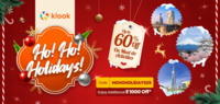 Klook Ho Ho Holidays - Upto 60% Off 
