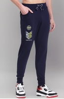 UZARUS Mens Cotton Joggers Track Pants with 2 Zippered Pockets 