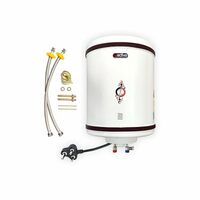ACTIVA Storage 25 LTR. 5 Star 2 KVA Geyser with 0.7mm Special Anti Rust Coating Metal Body, Hotline/Crystal (Ivory) with Free Installation Kit and adjustable outer thermostat 2 Years Warranty