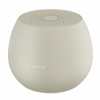 HAMMER Drop 5W Bluetooth Wireless Speaker with Twin Pairing, 1200 mAh Battery (Beige)