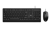 HP KM 180 Wired Mouse and Keyboard Combo - Full-Size Layout & 1200 DPI