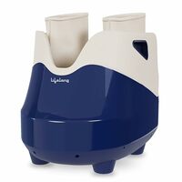 Lifelong LLM396 Electric Foot, Leg & Calf Massager Air Bags & Roller, for Blood Circulation | for Pain Relief | Shiatsu Massager with Kneading Function| 5 Massage Mode Programs, 1 Year Warranty, Blue