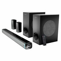 ZEBRONICS Juke bar 9550 pro 5.2 Soundbar (625 Watts), Silver