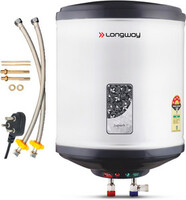 Longway Superb 35 L Storage Water Geyser 5 Star BEE Energy Rating | SS Tank with Anti-Rust Coating | Multi Safety  (Gray)