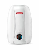 Racold PRONTO NEO Electric Instant Water Heater 5L – Vertical Geyser for Bathrooom, Anti Backflow System, 3 Safety Levels, Rust Proof Body, Faster Heating, with Fire Retardant Cable, White