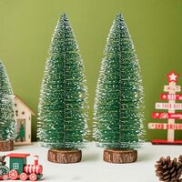 TIED RIBBONS Set of 2 Artificial Mini Christmas Tree 15.2 Cm 