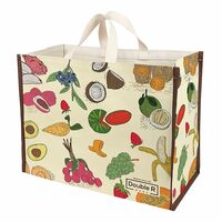 DOUBLE R BAGS Heavy Duty Cotton Canvas Grocery Shopping Bag