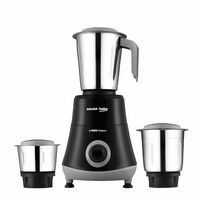 Voltas Beko, A Tata Product Powerfull 525 W Mixer Grinder with GrindX Technology (G5253HP-BG | 3 Jars | Black & Grey)