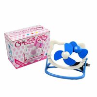 USB Mini Cartoon Fan – Cute Bright Colors, Personal Desktop Fan for Office, Home, and Kids’ Rooms