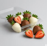 Instamart Naked Fruits Mahabaleshwar Strawberry Coated With Milk & White Chocolate [location specific]