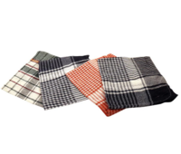 Home One (Pack of 4) Assorted Cotton Kitchen Duster