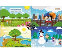Zigyasaw Beautiful Seasons Premium Giant Floor Puzzle Game | Creative Challenging Educational Puzzles for Kids(Above 3 Years) 