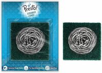 Presto! Stainless Steel Scrubber (15g) and Scrub pad Combo Pack of 1