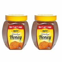 Apis Himalaya Honey, 1kg Each (Buy 1 Get 1 Free)| Pure | No Added Sugar or Adulteration