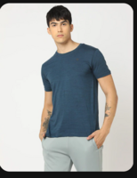 Regular Fit Heathered Crew-Neck T-Shirt