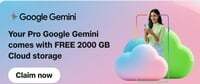  2000 GB Google cloud storage free 