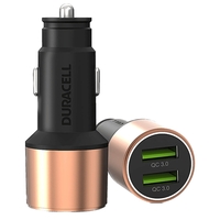 Duracell 36W Fast Car Charger Adapter - Dual USB Port