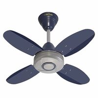 ACTIVA ORNET 600mm Ceiling Fan, 850 RPM High Speed Air Delivery with 4 Blades, Anti-Dust Coating, 2 Years Warranty - Silver Blue