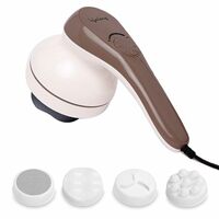 Lifelong Full Body Massager Machine for Pain Relief | Body & Back Pain Relief Product (LLM270, Brown)