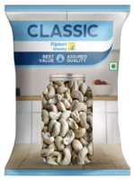 Grocery Classic Whole Cashews by Flipkart Grocery 1Kg [location specific]