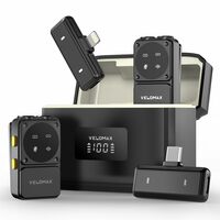 VELOMAX Mic for YouTube Wireless for for Android/iOS [Apply ₹600 Discount Coupon]