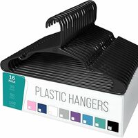 WEWEL® 16 Pcs Premium Clothes Hangers for Hanging Cloths, Elevate Your Wardrobe Organization 