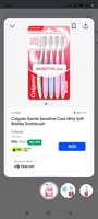 Colgate Gentle Sensitive Care Ultra Soft Bristles Toothbrush 