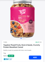 Instamart: Yogabar Muesli 1kg @347