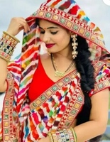 SALCO Striped Georgette Saree