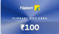 Cred : Flipkart Gift Card worth ₹100 at just ₹1 (User Specific) 