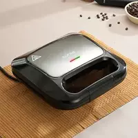 Cüraa by YFL home Grill Neo Sandwich Maker | 750W Electric Grill Sandwich Toaster Maker | Sandwich Griller with Nonstick Coating Plates | Power Indicators | 2 Year Warranty | Black