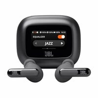 JBL New Launch Live Beam 3 TWS,Hi-Res Audio True ANC Earbuds,Smart Case with Touch Display,48H Playtime,Wireless Charging,6 Mic,Multipoint Connection,Ip55 Proof, Headphones App,Personi-Fi 3.0 (Black)