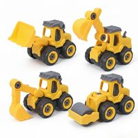 Take Apart Car Toy Set for Kids 3+ | DIY Construction Vehicle Toy with Tools | STEM Educational Toy for Boys & Girls | Build & Play Learning Set | Gift Pack of 4 Cars