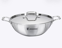 Bergner TriPro Tri-Ply Stainless Steel Kadai 3l