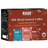Rage Coffee Silk Blend Assorted Coffee Sachets | Pack of 30 | Rich & Bold Instant Coffee Flavour Coffee