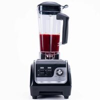 Power Mix Pro 1200W Commercial Blender, Liquidizer & Grinder 2L Jar + 600ml Jar  Black & Silver