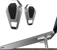 Portable Foldable Aluminum Laptop Stand | Mini Ergonomic Laptop Riser for Desk | Adjustable Cooling Stand for Every Laptop Stand