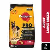 Pedigree PRO Adult Large Breed (18 Months+) Dog Food (3kg) (Location Specific)