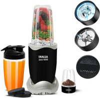 Inalsa Mixer grinder 600 W Juicer Mixer Grinder  (Jazz 600 - 3 Jar | 3 Jars | Black)