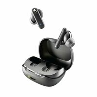 Skullcandy Smokin Buds Wireless in Ear Earbuds – ENC Clear Calls, Music/Movie/Podcast EQ Modes, 20Hr Battery + Rapid Charge, Touch Controls, Solo Bud Use, IPX4 Water Resistant (Black)