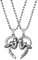 Bazaar : Couple Jewellery Broken Heart 2 Pcs  